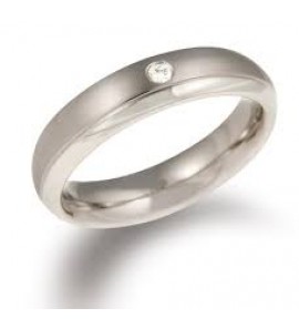Boccia ring 0130-1158 met diamant 0.03 - 3113480