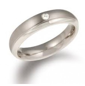 Boccia ring 0130-1158 met diamant 0.03 - 3113480