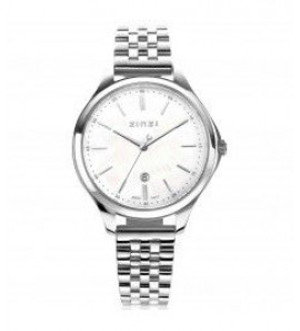 ZINZI Classy Mini 34mm palamoer wzpl. kast en band staal - 3200576