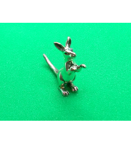 Zilver miniatuur Kangaroe 19 mm - 20399