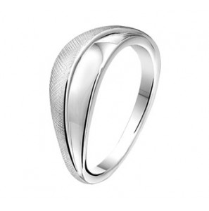 Zilveren ring RH glans/gescratcht maat 17,75 - 3171583