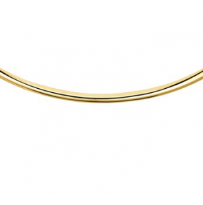 Goud Omega plat bicolour 2 mm 42 cm - 3081596
