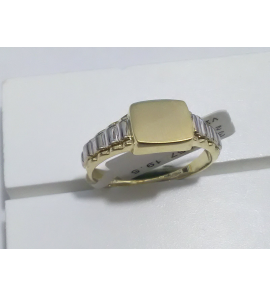 Goud heren ring rolex style 9x8 mt. 19¢ - 3212057