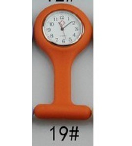 Verpleegstershorloge silicone oranje - 3171665