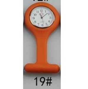 Verpleegstershorloge silicone oranje - 3171665
