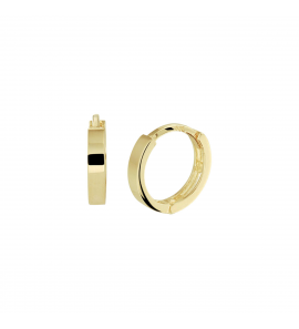 Goud klap creolen VK 2.2 mm 14 mm - 3220444