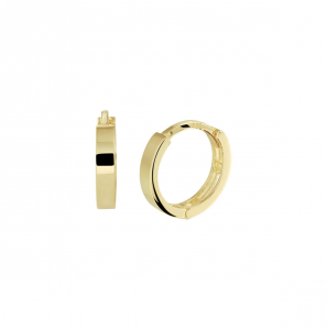 Goud klap creolen VK 2.2 mm 14 mm - 3220444