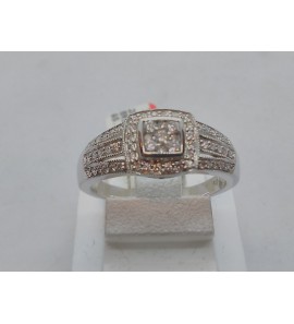 Diamonde dames ring wg met diam/bril. 0.25 crt. - 3080410