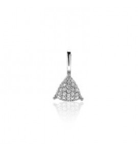 Zinzi zlv. hanger driehoek pave gezette zirkonia&#39;s - 3200571