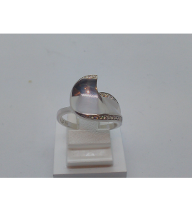 Zilver dames ring RH met zirkonia - 3123094