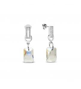 Spark. OCTAGON Earrings Crystal Shimmer - 3221015