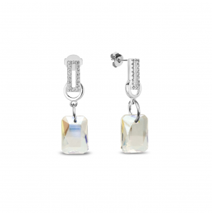 Spark. OCTAGON Earrings Crystal Shimmer - 3221015