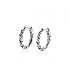 Zinzi zlv. klapcreolen gradraaid met zirc. 16x2.5 mm - 3223166