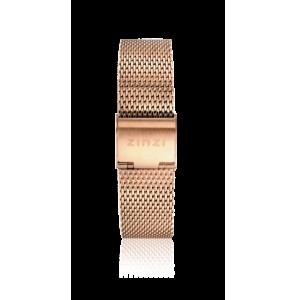 ZINZI Lady stalen mesh horlogeband rosÚ 14 mm - 3222154