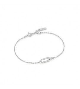 Ania Haie Glam Interlock Bracelet M zilver - 3222982