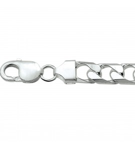Zilver armband gourmet 10.0 mm 22 cm. - 3220347