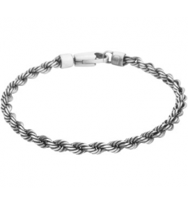 Zilver oxi armband koord 3.5 mm 20 cm - 3202100