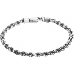 Zilver oxi armband koord 3.5 mm 20 cm - 3202100
