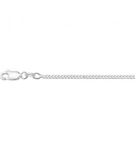 Zilver RH collier gourmet 2.1 mm 60 cm - 3201031