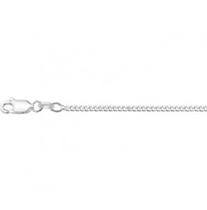 Zilver RH collier gourmet 2.1 mm 60 cm - 3201031
