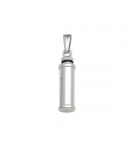 Zilver Urn hanger koker 7 x 26 mm - 3222975