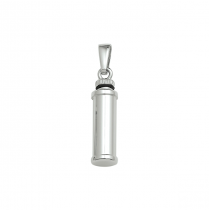 Zilver Urn hanger koker 7 x 26 mm - 3222975