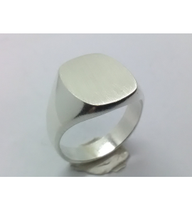 Zilver herenring stomphoek 16.5x13.5 mm mt. 20 - 3222345