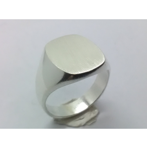 Zilver herenring stomphoek 16.5x13.5 mm mt. 20 - 3222345