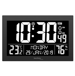 Technoline WS 8017 RC digitaal 225x143x24 mm zwart - 3220247