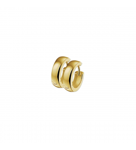 Goud klap-oorringen bol 4 mm 15 mm - 3211219