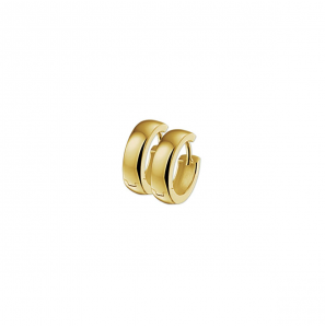 Goud klap-oorringen bol 4 mm 15 mm - 3211219