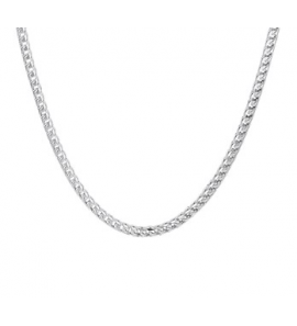 Zillver collier 3 mm VK gourmet 50 cm - 3200848