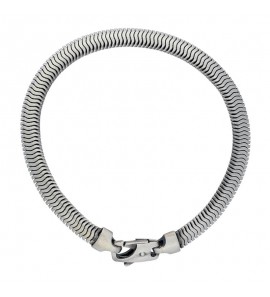Zilv. armband RH 6,4 mm slang 21 cm - 3202263