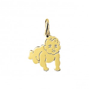 Goud baby kruipend 16 mm - 3220110