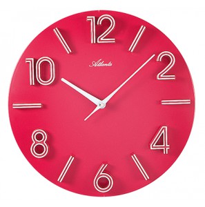 Atlanta wandklok 4397/3 rood - 3210829