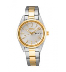 Seiko dames new link bicolour bracelet wit 100m wd - 3222687
