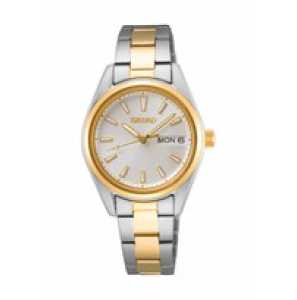 Seiko dames new link bicolour bracelet wit 100m wd - 3222687