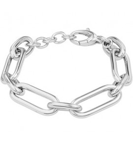 Zilver RH armband ovale schakels 17.5-19.5 cm - 3201014
