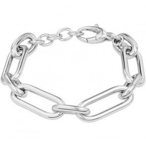 Zilver RH armband ovale schakels 17.5-19.5 cm - 3201014