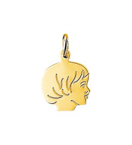 Goud kinderkopje gladhaar 17 mm meisje - 3200704