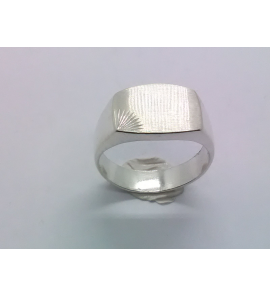 Zilver herenring stomphoek 15x11 mm mt. 20 - 3222317