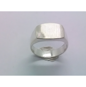 Zilver herenring stomphoek 15x11 mm mt. 20 - 3222317