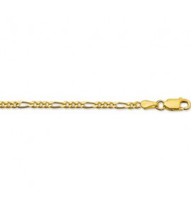 Goud figaro collier 2,7 mm 50 cm - 3210728