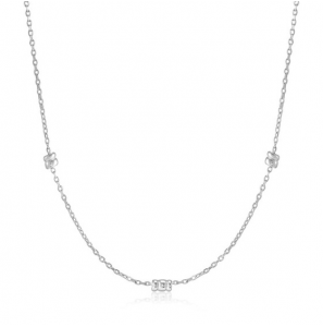 Ania Haie Twist Chain Nacklace M Silver 40-45 cm - 3222953