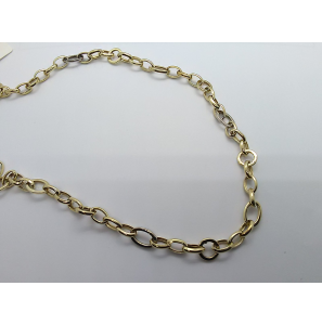 Goud bic. collier fantasie 6.6 mm 50 cm - 3220440
