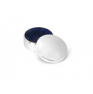 Tanden- en haarlokdoosje Rond, zilver kleur 42 mm - 3210551
