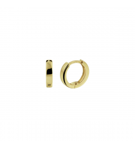 Goud klap creolen VK 2.6 mm 12.5 mm - 3220443