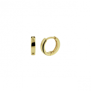 Goud klap creolen VK 2.6 mm 12.5 mm - 3220443