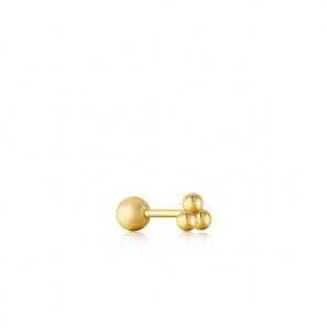 Ania Haie Tripele B. Barbell Single Ear S Gold - 3220173