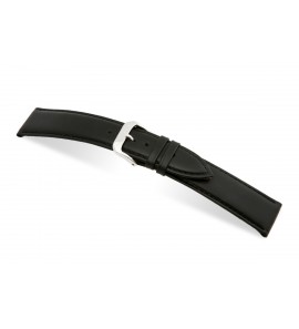 Happel Lederband Arezzo 28 mm zwart, glad - 3210156